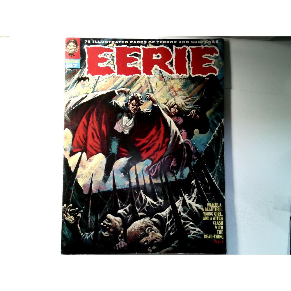 Eerie #47 April 1973 Warren Publishing Horror Magazine Vintage Dracula Monsters